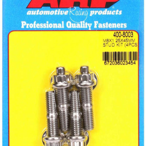 S/S Stud Kit - (4) M8 x 1.25in x 45mm