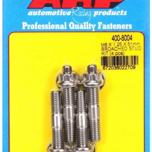 S/S Stud Kit - (4) M8 x 1.25in x 51mm