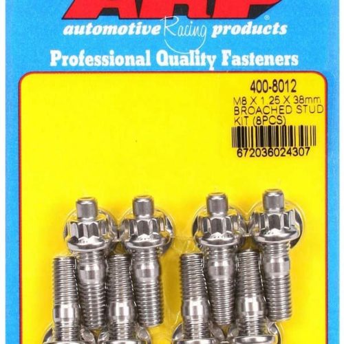 Stud Kit - Broached 8pk 8mm x 1.25 x 38mm