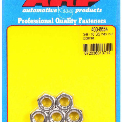 S/S Hex Nuts - 3/8-16 (5)