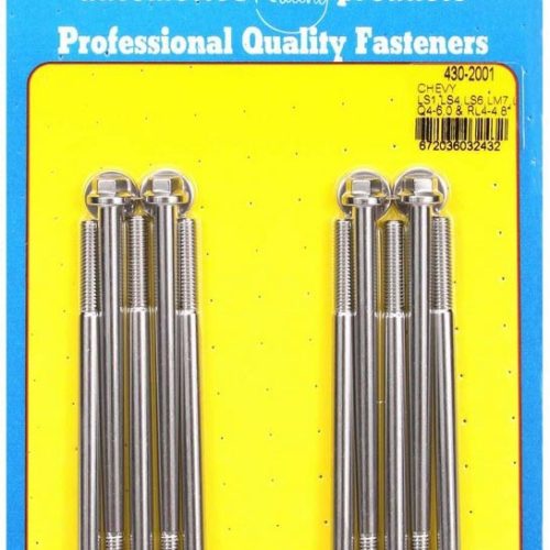 GM LS S/S Intake Bolt Kit 6pt.