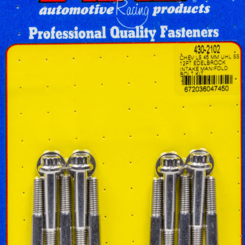 Intake Manifold Bolt Kit GM LS w/Edelbrock Intake
