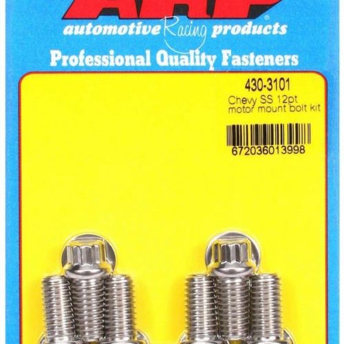 Chevy S/S Motor Mount Bolt Kit - 12pt.