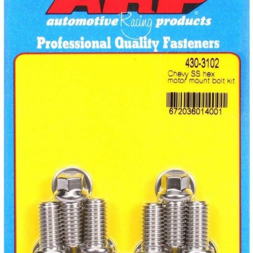 Chevy S/S Motor Mount to Block Bolt Kit - 6pt.