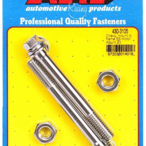 Chevy S/S Motor Mount to Frame Bolt Kit - 6pt.