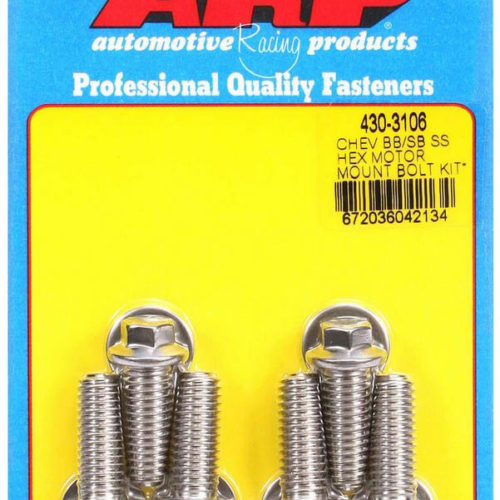 Motor Mount Bolt Kit 6pt. Chevy