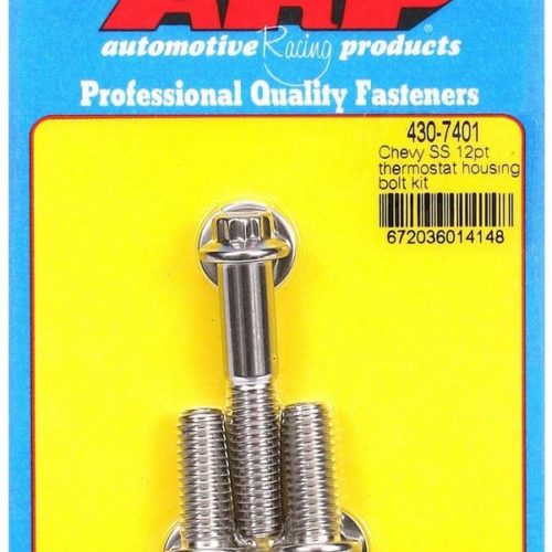 Chevy S/S Thermostat Housing Bolt Kit 12pt.