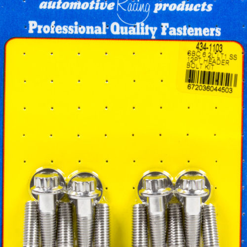 Header Bolt Kit - GM LT1 6.2L 12pt S/S
