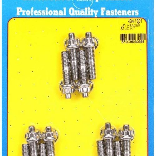 S/S Header Stud Kit - M8 x 1.750in OAL (12)