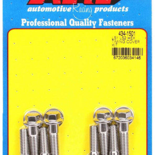S/S Timing Cover Bolt Kit - 6pt. LS1/LS2