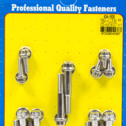 Timing Cover Bolt Kit GM LT1 6.2L 12pt S/S