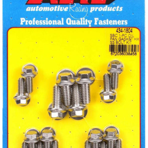 SBC S/S Oil Pan Bolt Kit