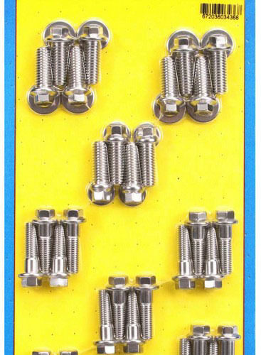 SBC S/S Intake Bolt Kit 6pt.