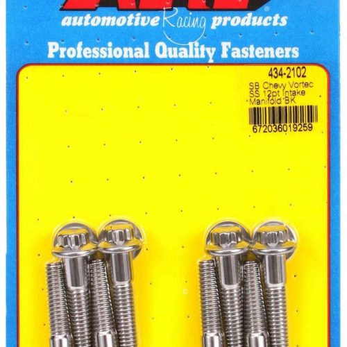 SBC S/S Intake Bolt Kit 12pt.