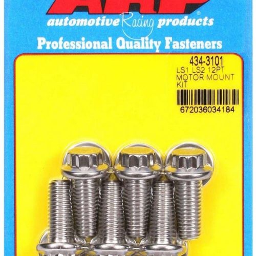 S/S Motor Mount Bolt Kit 12pt. LS1/LS2