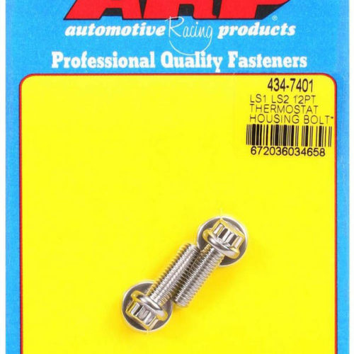 S/S Thermostat Hsg. Bolt Kit - 12pt. LS1/LS2