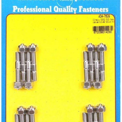 S/S Valve Cover Stud Kit 6pt. (16)