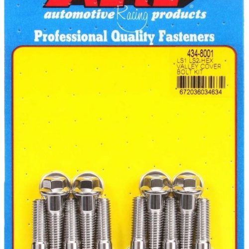S/S Valley Cover Bolt Kit - 6pt. LS1/LS2