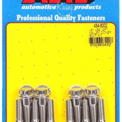 S/S Valley Cover Bolt Kit - 12pt. LS1/LS2