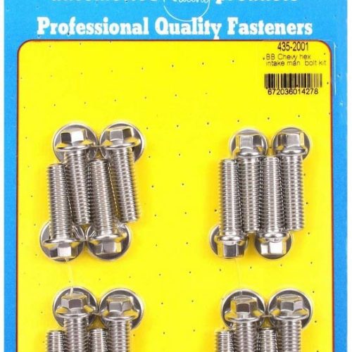 BBC S/S Intake Bolt Kit 6pt.