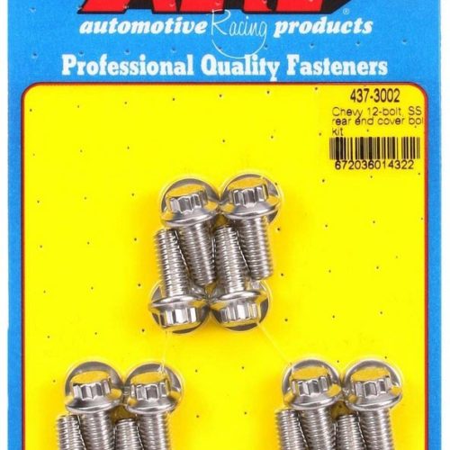 S/S Rear End Cover Bolt Kit - 12-Bolt Chevy