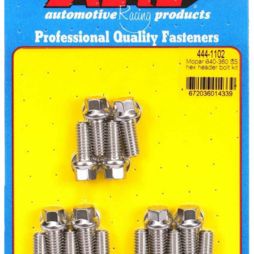 S/S Header Bolt Kit - 5/16 x .750 UHL (14)