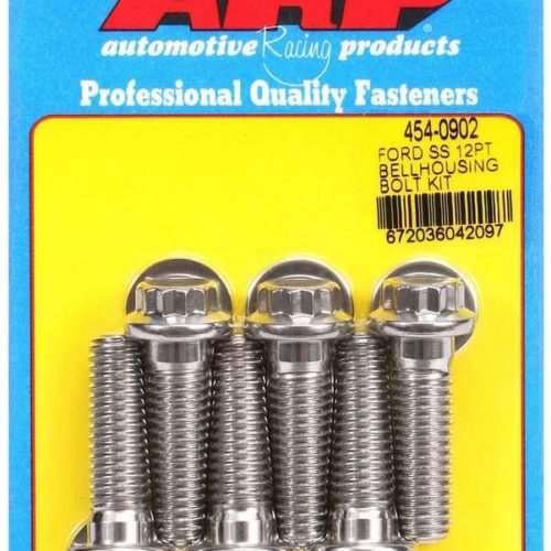S/S Bellhousing Bolt Kit - 12pt. Ford