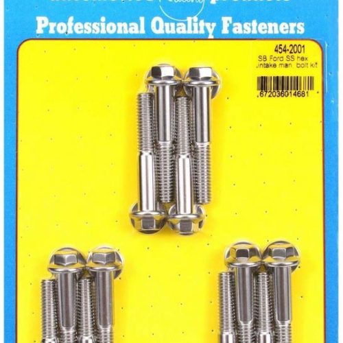 SBF S/S Intake Bolt Kit 6pt.