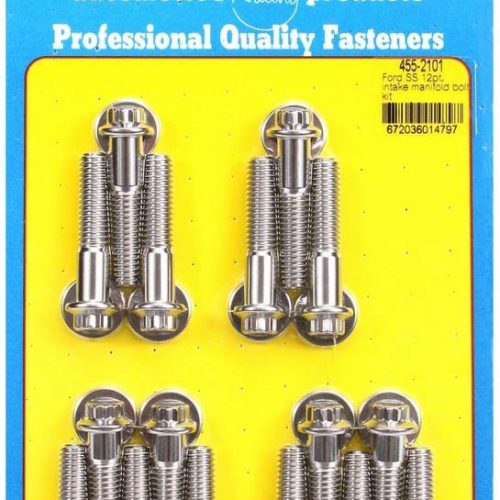 Ford S/S Intake Bolt Kit 12pt.