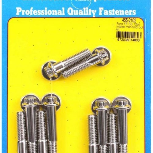 BBF S/S Intake Bolt Kit 12pt.