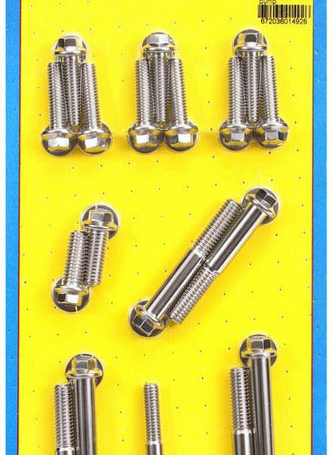 Pontiac S/S Timing Cover Bolt Kit 6pt.