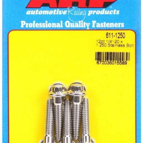 S/S Bolt Kit - 12pt. (5) 1/4-20 x 1.250