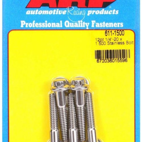 S/S Bolt Kit - 12pt. (5) 1/4-20 x 1.500