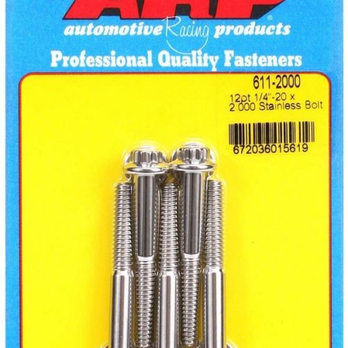 S/S Bolt Kit - 12pt. (5) 1/4-20 x 2.000