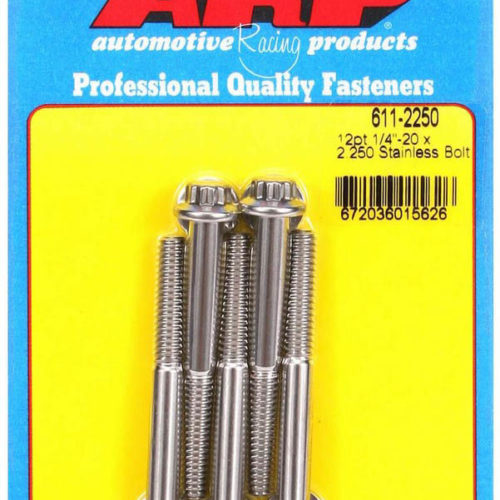 S/S Bolt Kit - 12pt. (5) 1/4-20 x 2.250