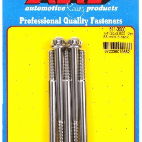 S/S Bolt Kit - 12pt. (5) 1/4-20 x 3.500