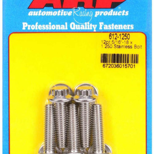S/S Bolt Kit - 12pt. (5) 5/16-18 x 1.250