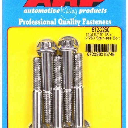 S/S Bolt Kit - 12pt. (5) 5/16-18 x 2.250