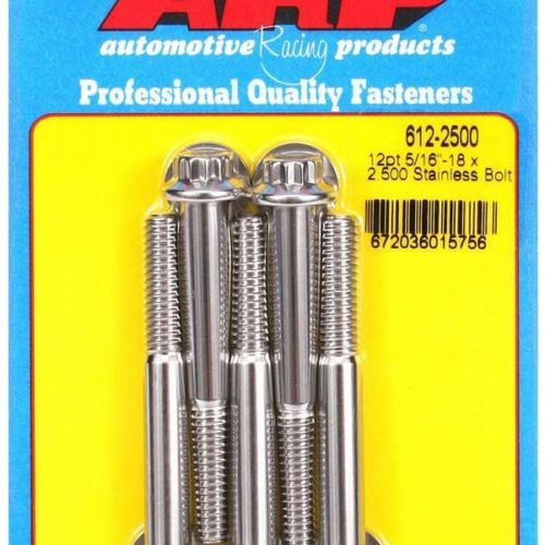 S/S Bolt Kit - 12pt. (5) 5/16-18 x 2.500
