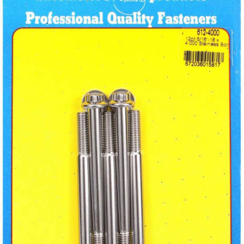 S/S Bolt Kit - 12pt. (5) 5/16-18 x 4.000
