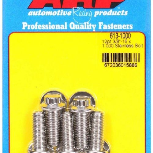 S/S Bolt Kit - 12pt. (5) 3/8-16 x 1.000