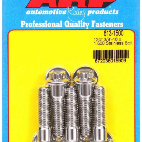 S/S Bolt Kit - 12pt. (5) 3/8-16 x 1.500