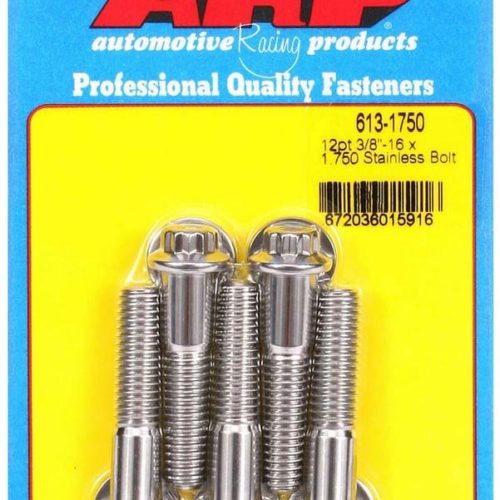 S/S Bolt Kit - 12pt. (5) 3/8-16 x 1.750