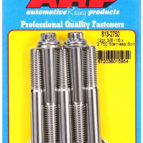 S/S Bolt Kit - 12pt. (5) 3/8-16 x 2.750