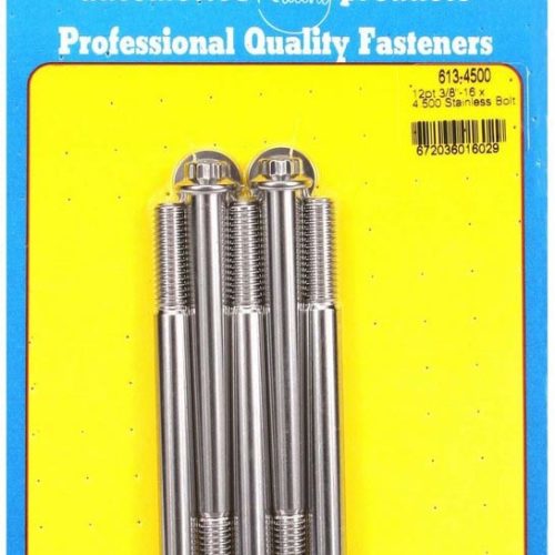 S/S Bolt Kit - 12pt. (5) 3/8-16 x 4.500