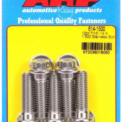 S/S Bolt Kit - 12pt. (5) 7/16-24 x 1.500
