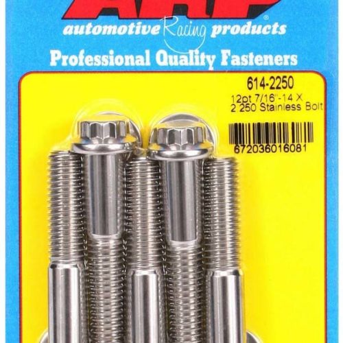 S/S Bolt Kit - 12pt. (5) 7/16-14 x 2.250