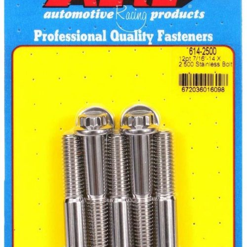 S/S Bolt Kit - 12pt. (5) 7/16-14 x 2.500