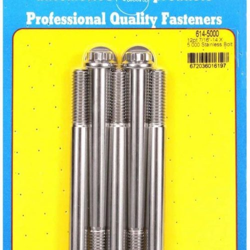 S/S Bolt Kit - 12pt. (5) 7/16-24 x 5.000