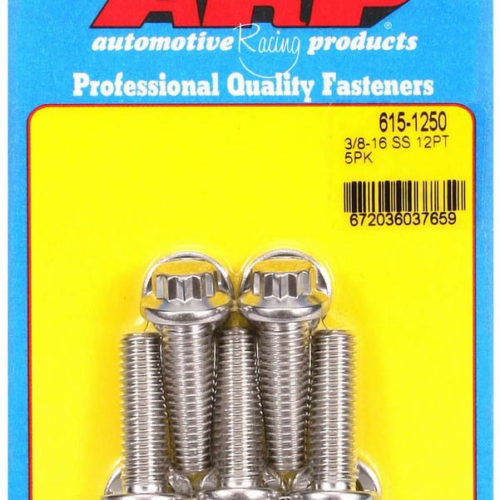 S/S Bolt Kit - 12pt. (5) 3/8-16 x 1.250